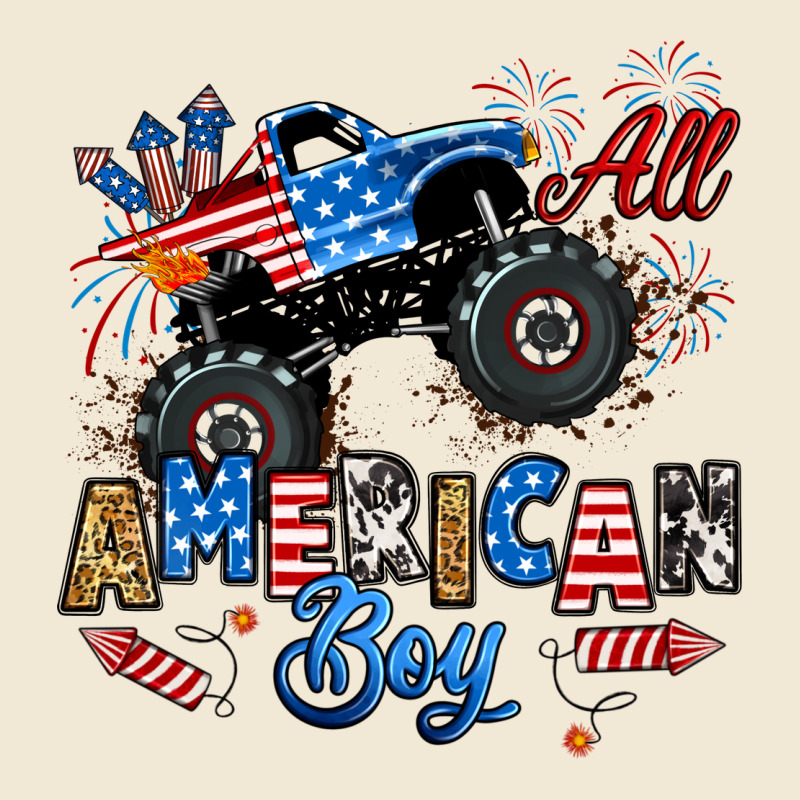Fourth Of July Monster Truck All American Boy Premium Tee by RanaPortraitStore | Teevron