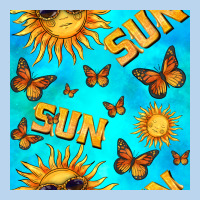 Sun With Butterfly Seamless Pattern Classic Tee | Teevron