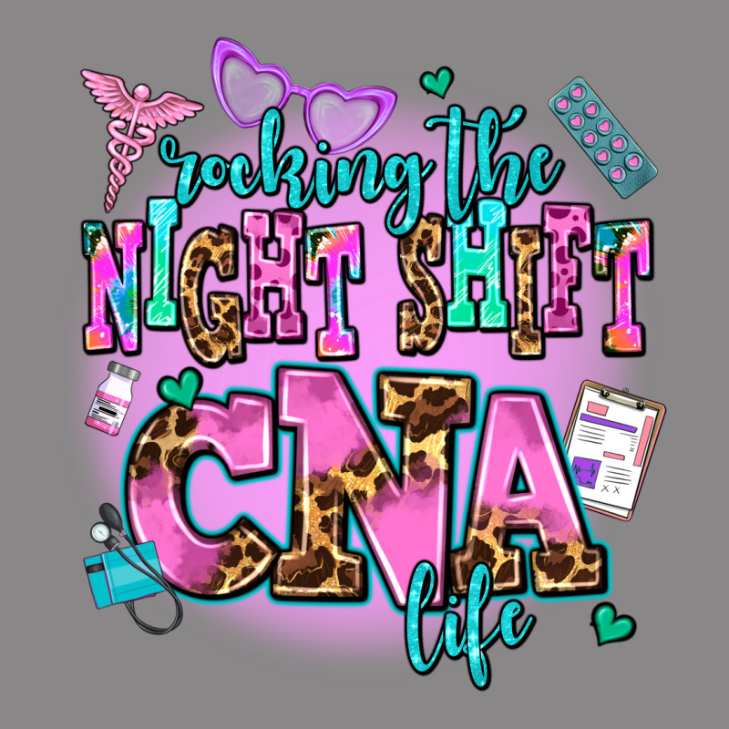 Rocking The Night Shift Cna Life Vintage Tee by AdoDesignShop | Teevron