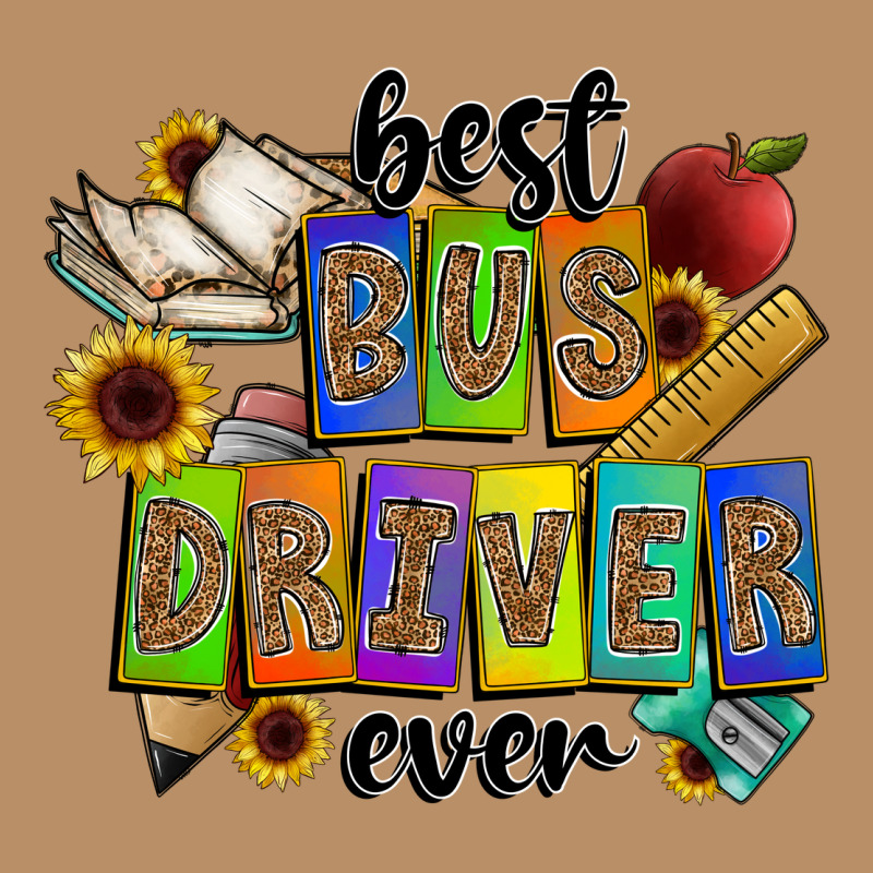 Best Bus Driver Ever Vintage Hoodie by CowhideDigitalArt | Teevron