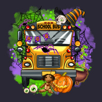 Halloween School Bus Vintage Tee | Teevron