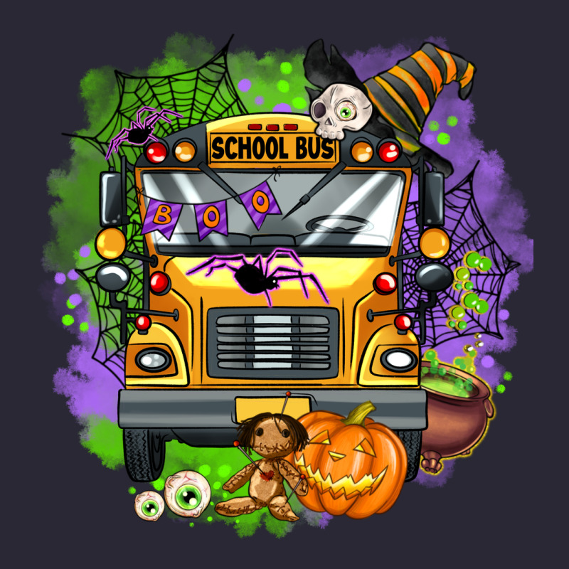 Halloween School Bus Vintage Tee by AdoDesignShop | Teevron