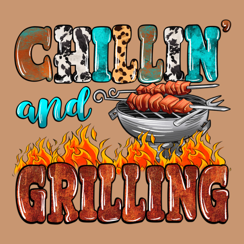 Chillin And Grilling Heavyweight Hoodie by MaliasSmallBusiness | Teevron
