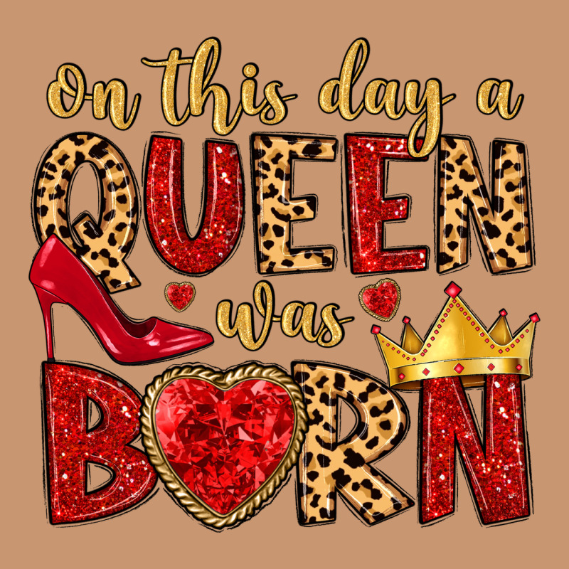 On This Day A Queen Was Born Heavyweight Hoodie by MaliasSmallBusiness | Teevron