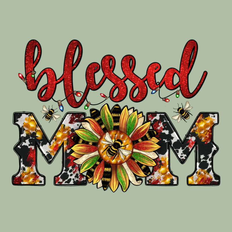 Christmas Blessed Mom Urban Heavy Tee by JahusDesignShop | Teevron