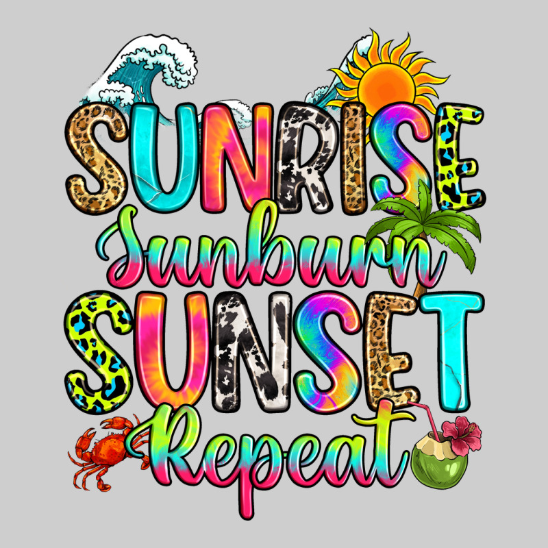 Sunrise Sunburn Sunset Repeat Premium Tee by RanaPortraitStore | Teevron