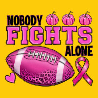 Nobody Fights Alone Breast Cancer Premium Hoodie | Teevron