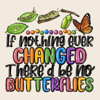 If Nothing Ever Changed Thered Be No Butterflies Zipper Hoodie | Teevron