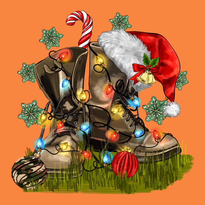 Christmas Soldier Veteran Boots Premium Sweatshirt by MaliasSmallBusiness | Teevron