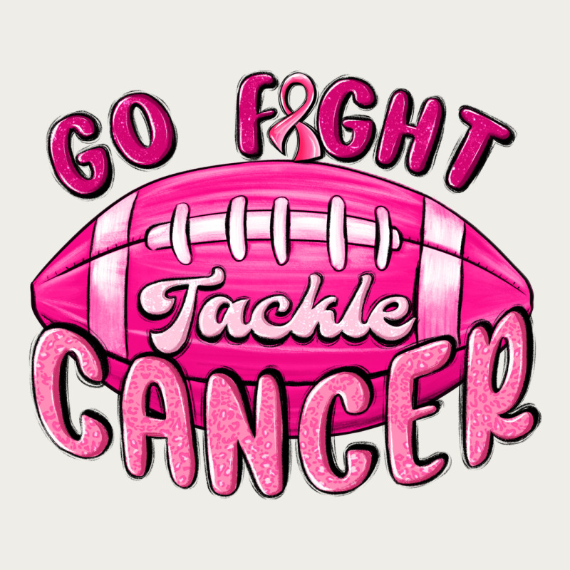 Go Fight Tackle Cancer Zipper Hoodie by MaliasSmallBusiness | Teevron