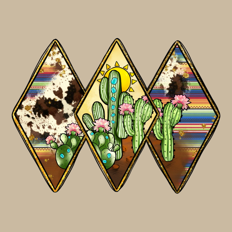 Cactus Serape Cowhide Long Sleeve Tee by JahusDesignShop | Teevron