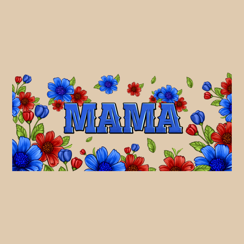 Floral American Mama 16oz Libbey Cup Heavyweight Sweatshirt by HRA Design Shop | Teevron