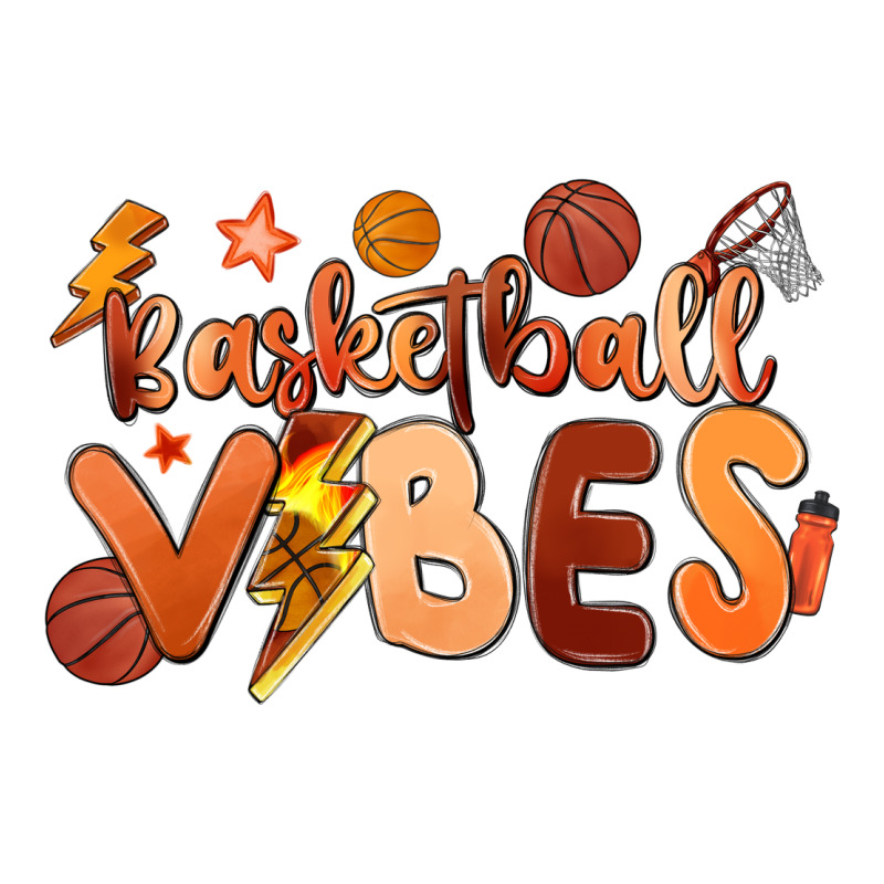 Basketball Vibes Heavyweight Hoodie by MaliasSmallBusiness | Teevron