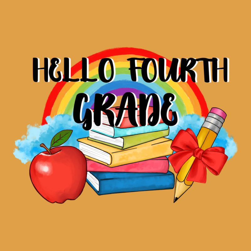 Back To School Hello Fourth Grade 3200x2400 Premium Hoodie by AdoDesignShop | Teevron
