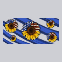 American Flag Sunflowers 16oz Libbey Cup Heavyweight Sweatshirt | Teevron