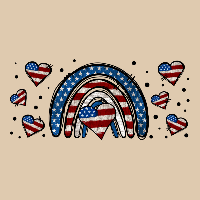 American Flag Rainbow 16oz Libbey Cup Heavyweight Sweatshirt by HRA Design Shop | Teevron