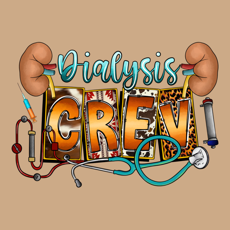 Dialysis Crew Vintage Hoodie by CowhideDigitalArt | Teevron