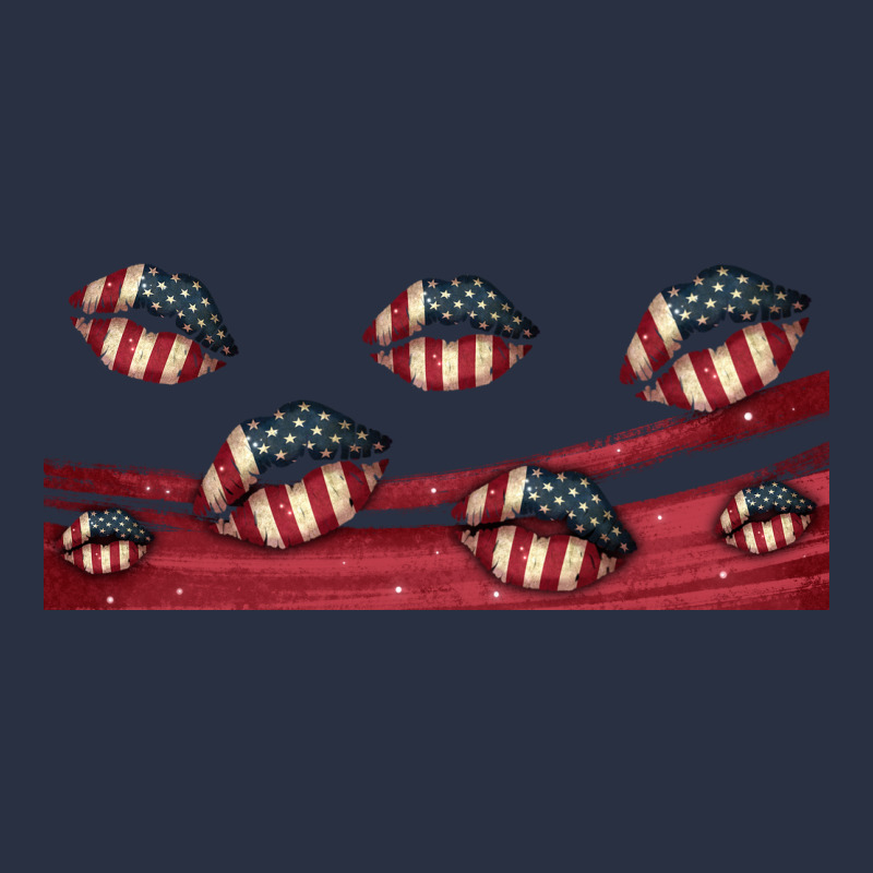 American Flag Lips 16oz Libbey Cup Heavyweight Sweatshirt by HRA Design Shop | Teevron