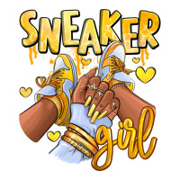 Yellow Sneaker Girl Afro Woman Premium Tee | Teevron
