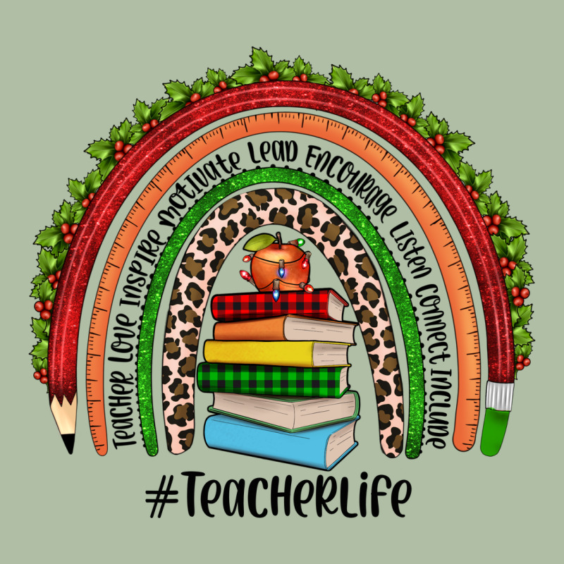 Christmas Teacherlife Rainbow Urban Heavy Tee by JahusDesignShop | Teevron