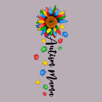 Autism Mama Sunflower Black Vintage Tee | Teevron