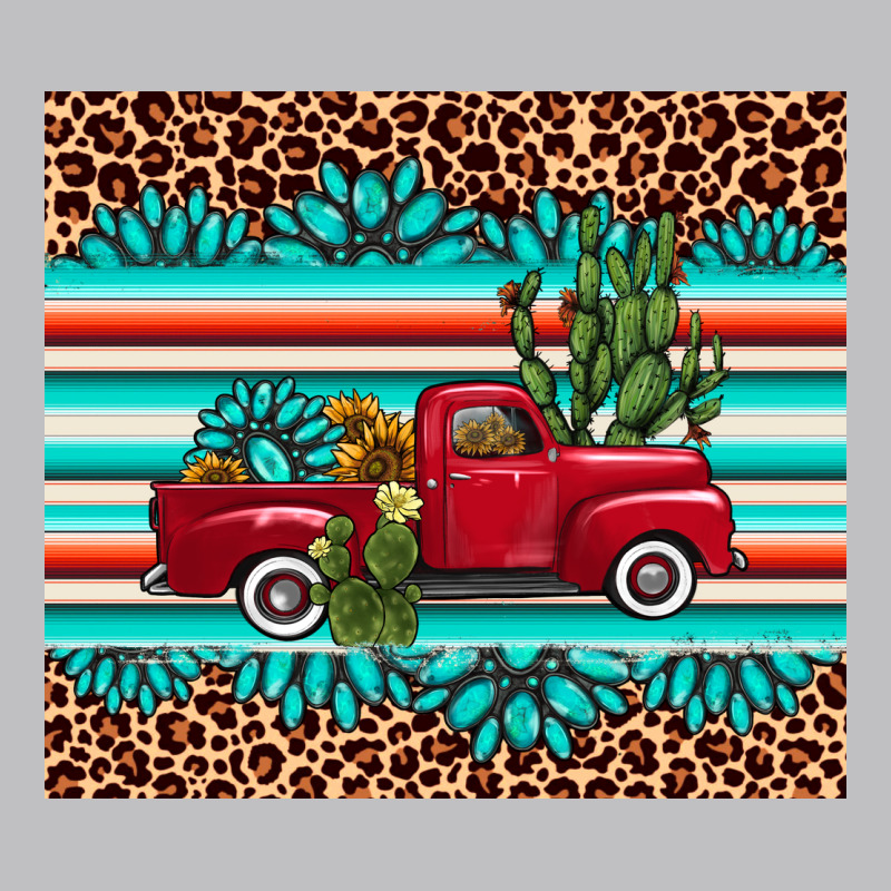 Truck Gemstone Leopard Long Sleeve Tee by AdoDesignShop | Teevron