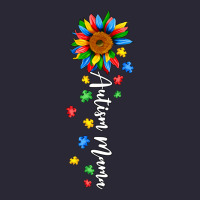 Autism Mama Sunflower White Vintage Tee | Teevron