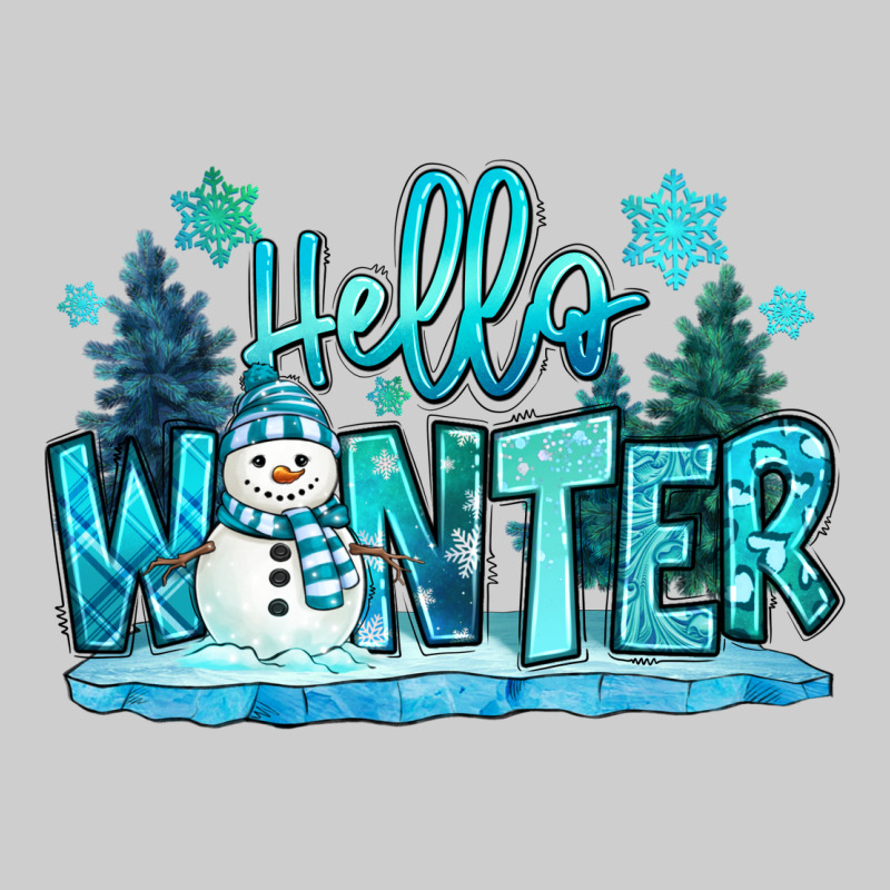 Hello Winter Snowman Premium Sweatshirt by MaliasSmallBusiness | Teevron