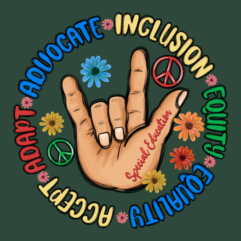 Advocate Inclusion Equity Equality Accept Adapt Zipper Hoodie by MaliasSmallBusiness | Teevron