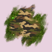 Camouflage Glitter Patch Ladies Tee | Teevron