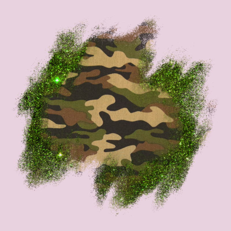Camouflage Glitter Patch Ladies Tee by AdoDesignShop | Teevron