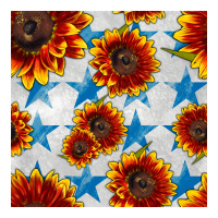 patriotic sunflowers and stars | Teevron