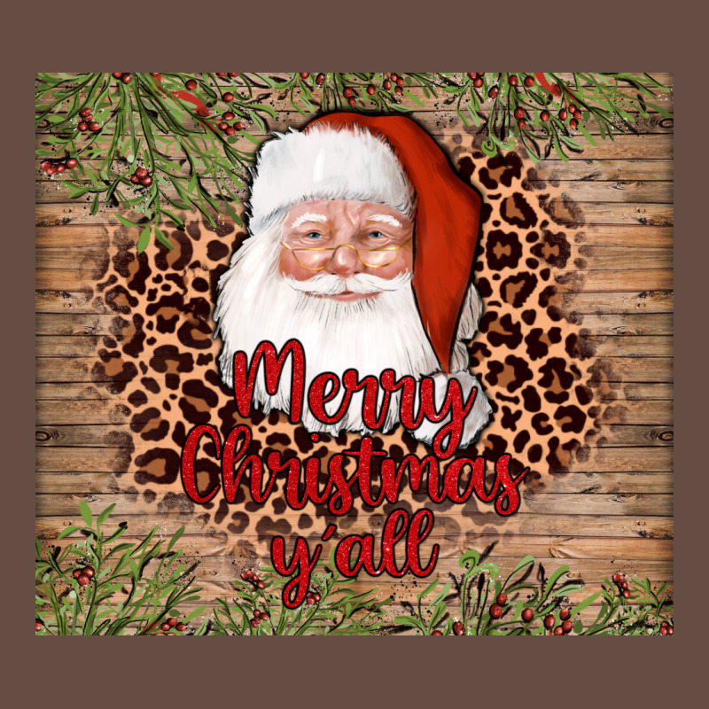 Santa Merry Christmas Y'all Long Sleeve Tee by AdoDesignShop | Teevron