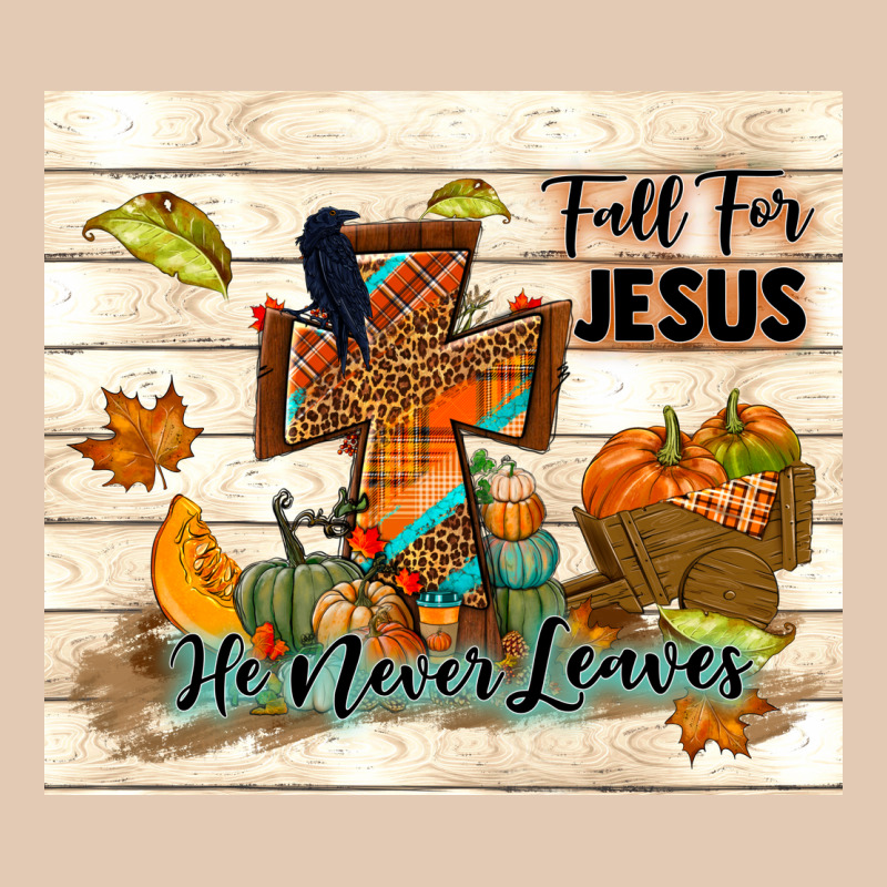 Fall For Jesus He Never Leaves Urban Hoodie by TumblerDesignByShophia | Teevron