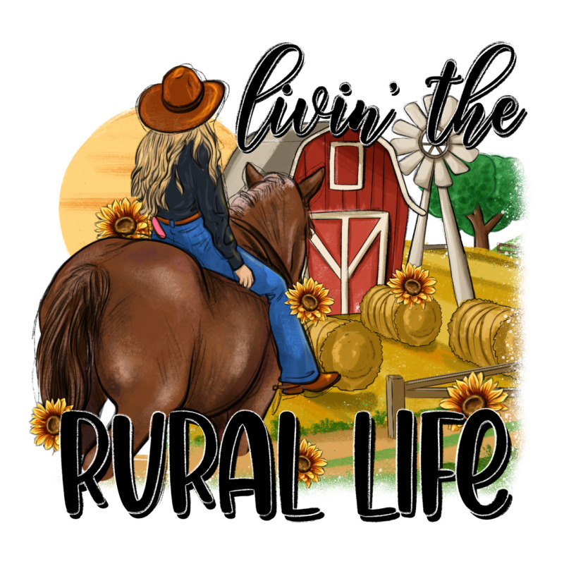 Livin The Rural Life Zipper Hoodie by MaliasSmallBusiness | Teevron