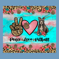 Peace Love Pitbull Urban Heavy Tee | Teevron