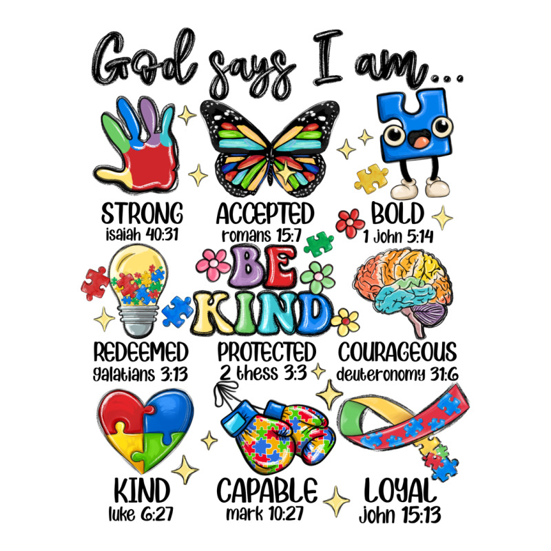 God Says  Am Autism Zipper Hoodie by MaliasSmallBusiness | Teevron