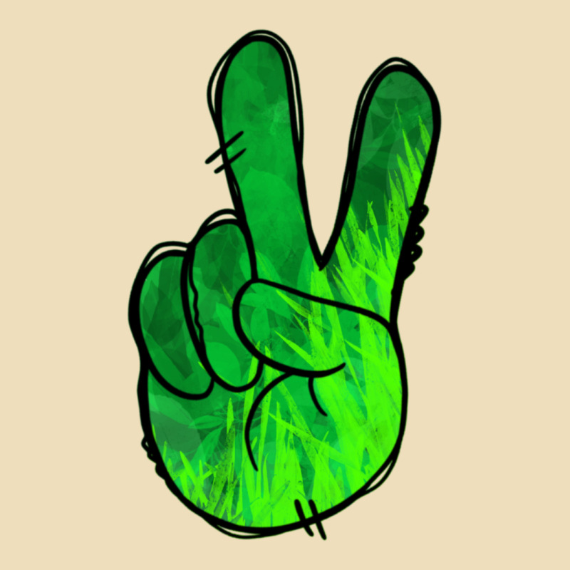 Green Peace Sign Premium Hoodie by Jasminsmagicworld | Teevron