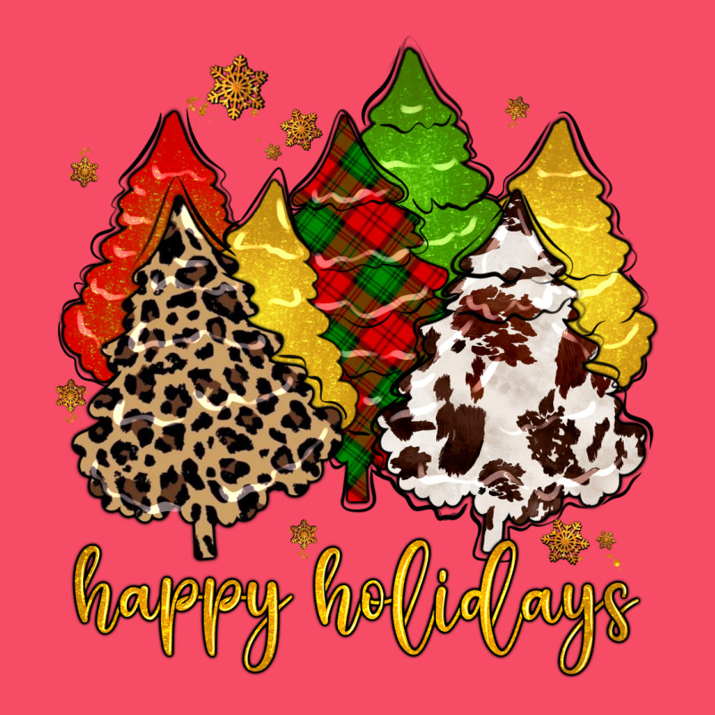 Happy Holidays With Christmas Tree Premium Sweatshirt by MaliasSmallBusiness | Teevron