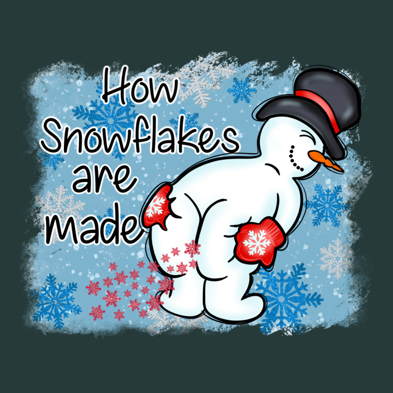 How Snowflakes Are Made Winter Christmas Premium Sweatshirt by MaliasSmallBusiness | Teevron