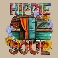 Hippie Soul With Caravan And Flowers Long Sleeve Tee | Teevron