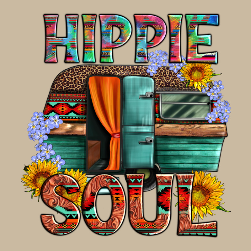 Hippie Soul With Caravan And Flowers Long Sleeve Tee by Artiststas | Teevron