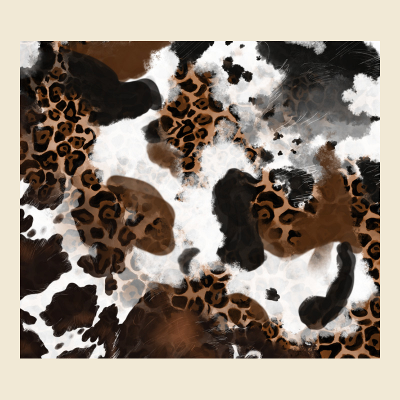 Cowhide And Leopard Pattern Premium Tee by RanaPortraitStore | Teevron
