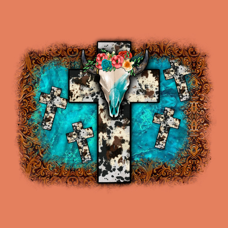 Bull Skull Cross Backgraund Classic Tee by JahusDesignShop | Teevron