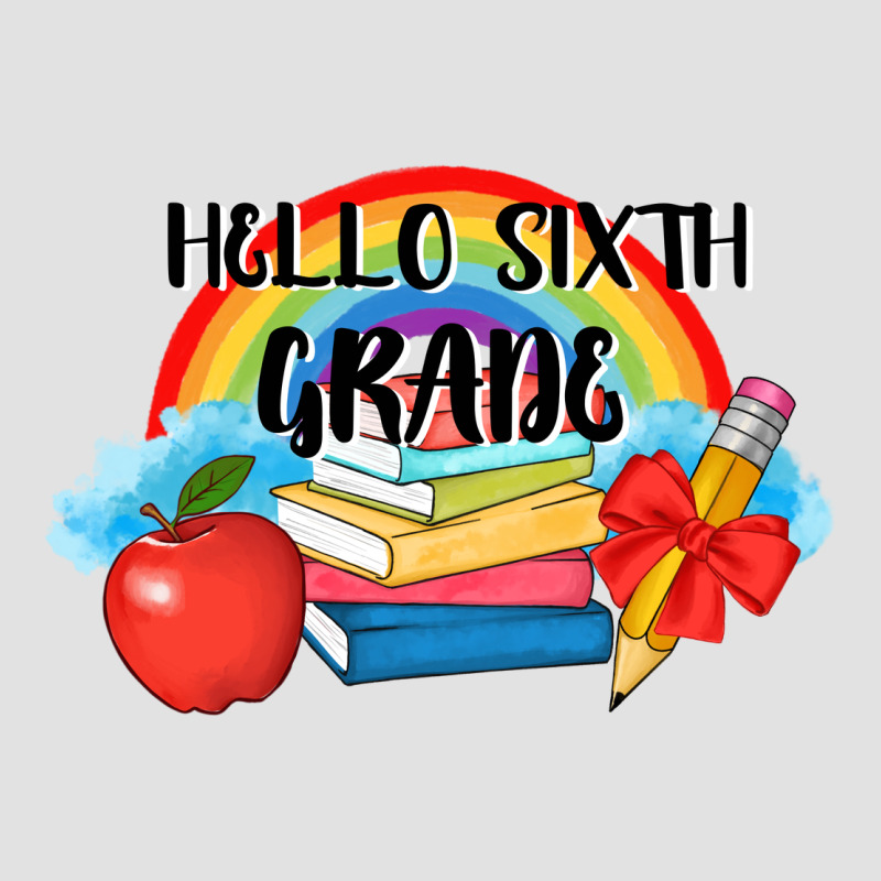 Back To School Hello Sixth Grade 3200x2400 Premium Hoodie by AdoDesignShop | Teevron