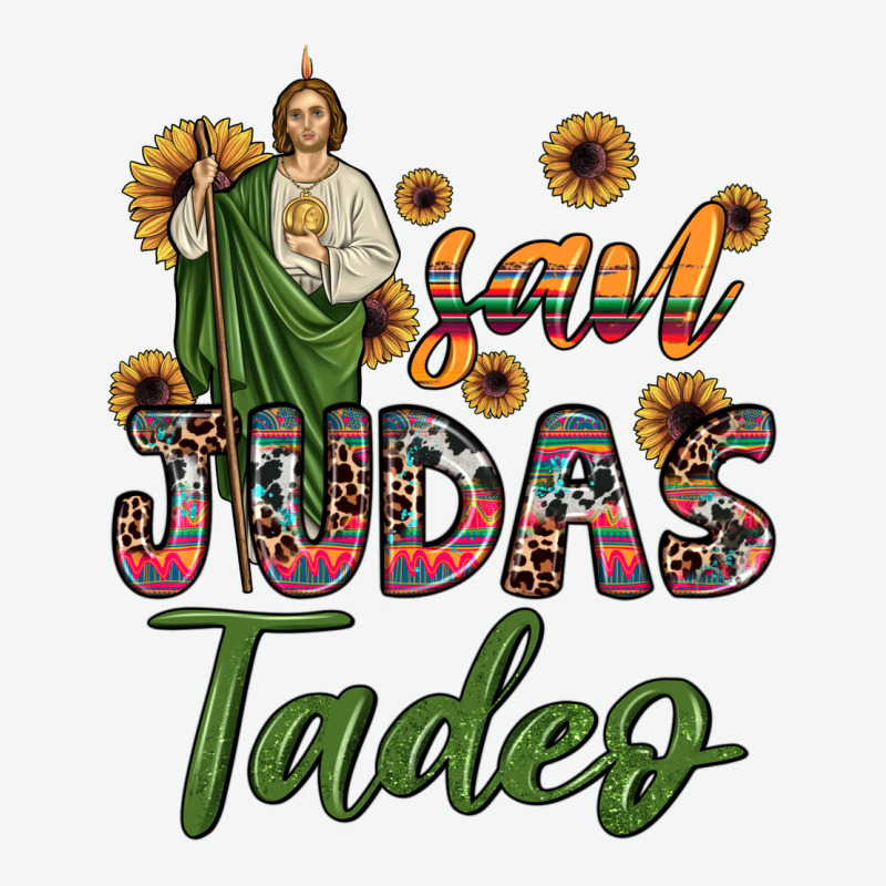 San Judas Tadeo Sunflower Urban Heavy Tee by JahusDesignShop | Teevron