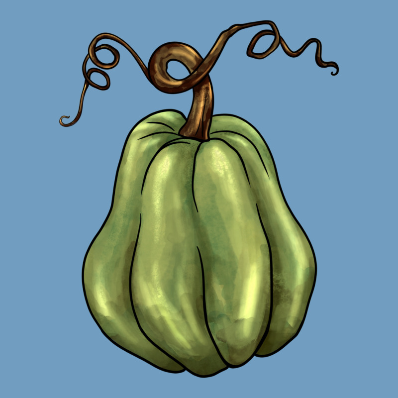 Gourd Green Pumpkin Urban Heavy Tee by BarkalooDesign | Teevron