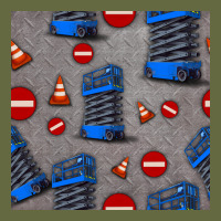 Scissor Lift Seamless Pattern Long Sleeve Tee | Teevron