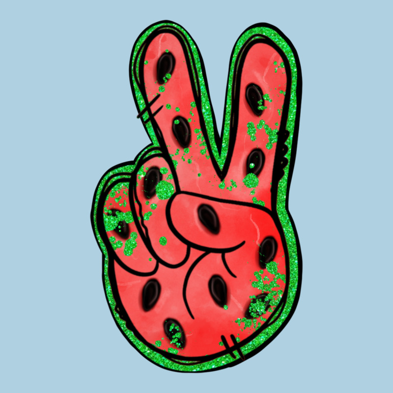 Watermelon Peace Sign Premium Hoodie by Jasminsmagicworld | Teevron