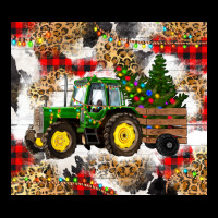 Christmas Farm Tractor Premium Tee | Teevron